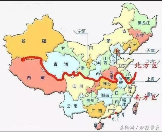 中国南北分界线在哪里的相关图片